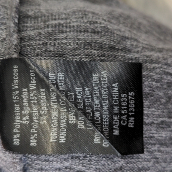 Grey Two Tone Tank Top - Picture 4 of 4